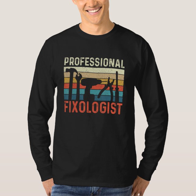 Camiseta Professional Fixologist   Repair Worker Handyman M (Frente)