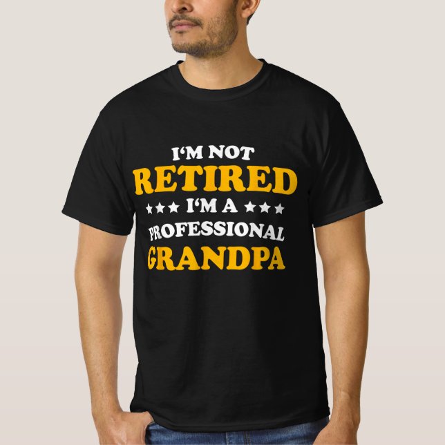 Camiseta Professional Grandpa – Classic Retirement Gift  (Frente)