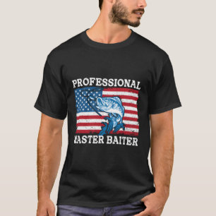 Camiseta Professional Master Baiter USA American Flag Bass