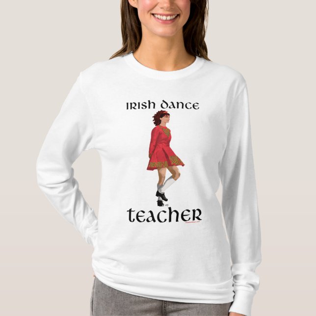 Camiseta Professor(a) de Dança Step Irlandesa (Frente)