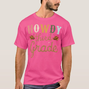 Camiseta Professor(a) do 3º Ano Rodeio Country Western Howd