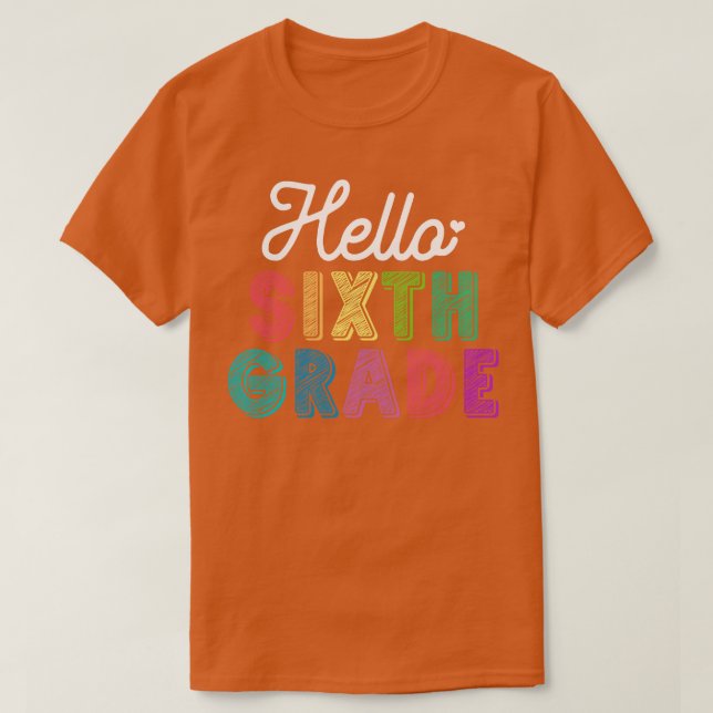 Camiseta Professor Alô Sexto Grau (Frente do Design)