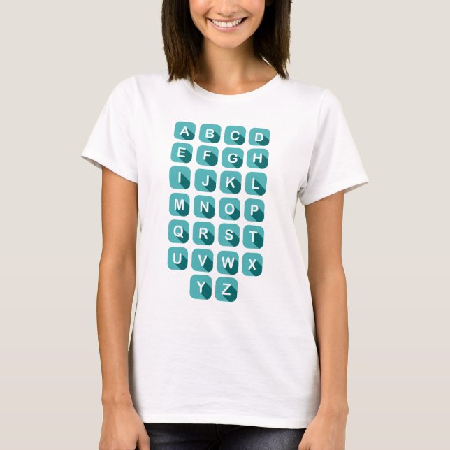 Camiseta Professor Alphabet ABC (Frente)