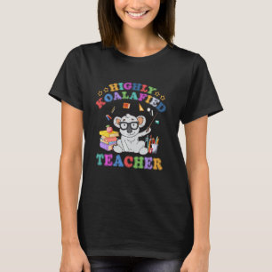 Camiseta Professor Altamente Koalafied Koala Ursa De Volta 