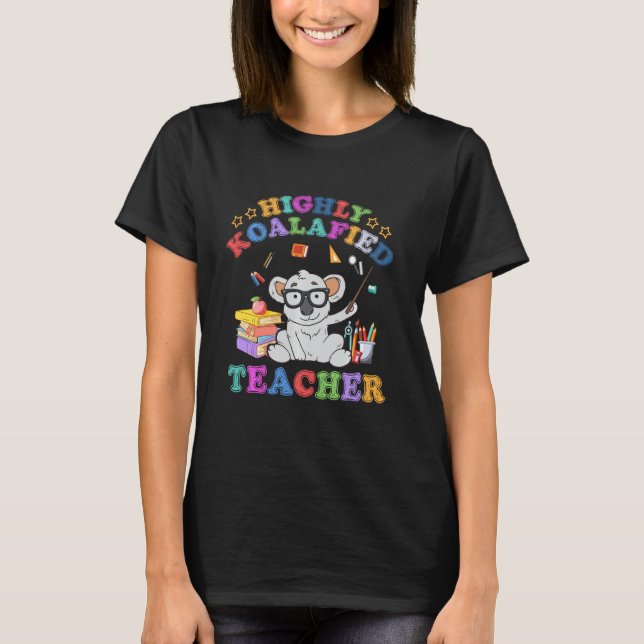Camiseta Professor Altamente Koalafied Koala Ursa De Volta  (Frente)