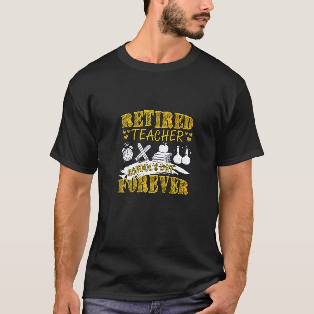 Camiseta Professor Aposentado Escolas Fechadas (Frente)