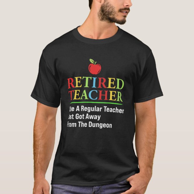 Camiseta Professor aposentado professor aposentado (Frente)