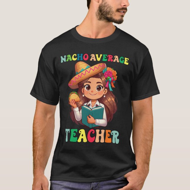 Camiseta Professor Apreciado Nacho Professor Médio Cinco D (Frente)