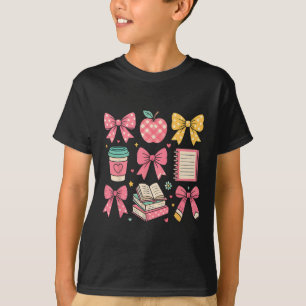 Camiseta Professor Arco Coquette Feliz Primeiro Dia de Volt