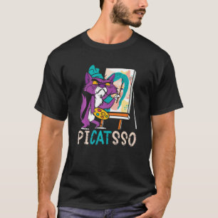 Camiseta Professor Artista Pintor Pintura Dono de Gato Pica