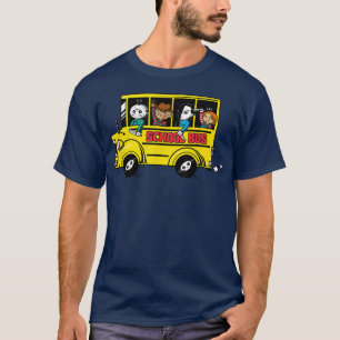 Camiseta Professor Assustador de Ônibus Escolar H