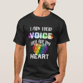 Camiseta Professor Autismo Eu Sou A Voz Deles Eles São O Me