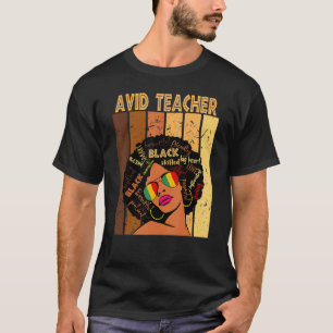 Camiseta Professor Ávido História Afro Afro-Americana Negra