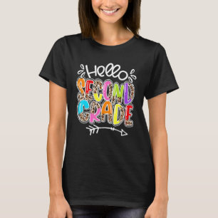 Camiseta Professor Bela Leopardo De Volta À Escola Olá Segu