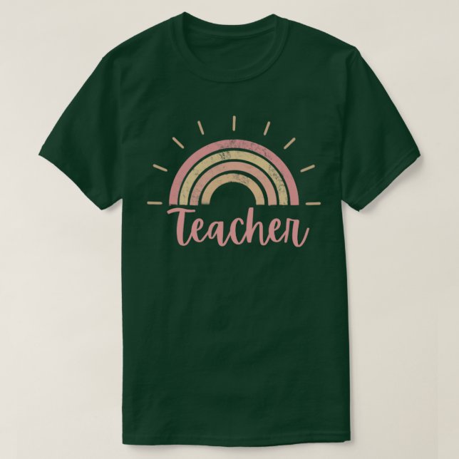 Camiseta Professor Boho Ranbow (Frente do Design)