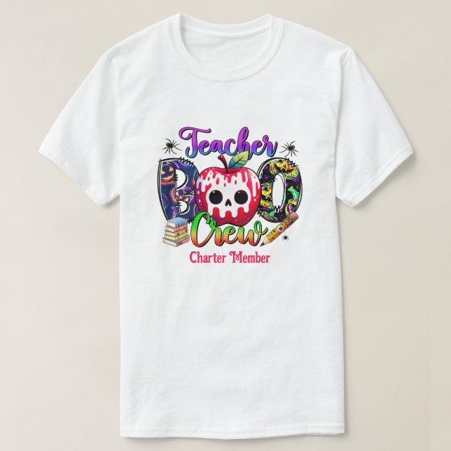 Camiseta Professor Boo Crew Halloween (Frente do Design)