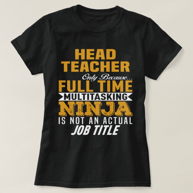 Camiseta Professor Chefe (Frente do Design)