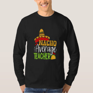 Camiseta Professor Cinco De Mayo Nacho Professor Médio Somb