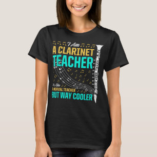 Camiseta Professor Clarinet É Como Um Professor Normal Bu