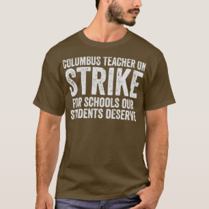Camiseta Professor Columbus Em Greve Para A Escola Nossos S