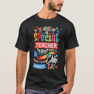 Camiseta Professor Conscientização do Autismo É Preciso um