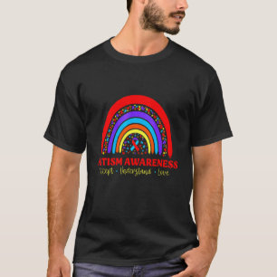 Camiseta Professor Conscientização do Autismo Ensine Aceit