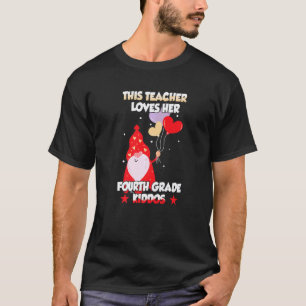 Camiseta Professor Coração de Conversa Ama a 4ª Série Vale