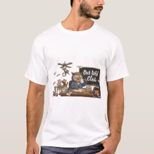 Camiseta Professor Coruja Divertido Caos - Animais Capricho