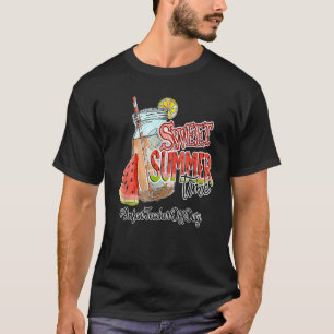 Camiseta Professor criança de folga de verão de folga doce