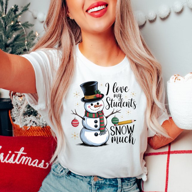 Camiseta Professor Cute Snowman (Criador carregado)