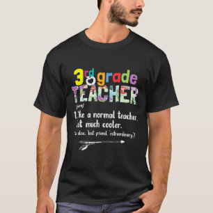 Camiseta Professor da 3ª Série Presente de Volta às Aulas P