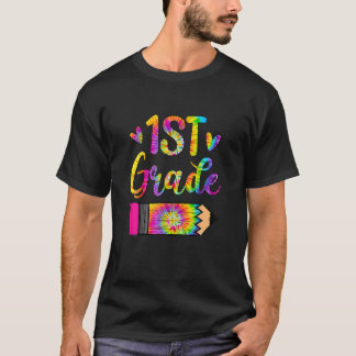 Camiseta Professor Da Classe 1Rua Tie Dye De Volta À Engraç