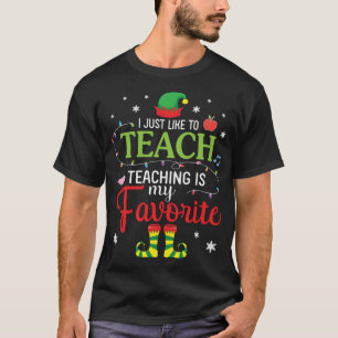 Camiseta Professor da ELF Eu Só Gosto De Ensinar Ensino É M