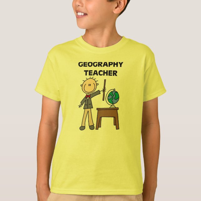 Camiseta Professor da geografia (Frente)