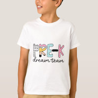 Professor da pré-escola Pre-k Dream Team Primeiro