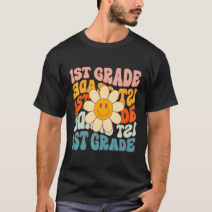Camiseta Professor da Primeira Série Retro Daisy Groovy Col