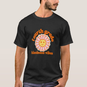 Camiseta Professor da Quarta Série Groovy Gentileza Flor Re