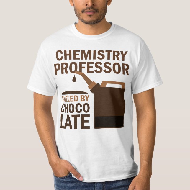 Camiseta Professor da química presente (engraçado) (Frente)