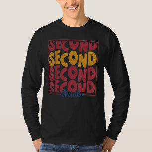 Camiseta Professor da segunda série vintage equipe de estud