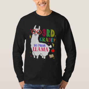 Camiseta Professor da terceira série sem perfil Llama com e