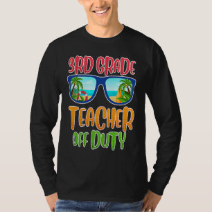Camiseta Professor da turma da terceira série de férias pro