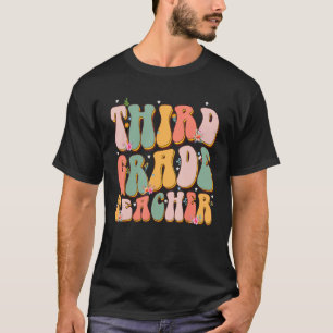Camiseta Professor De 3º Grau De Groovy No Primeiro Dia Das