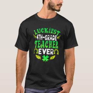 Camiseta Professor De 4ª Série Mais Feliz De Rua Patrick 4T