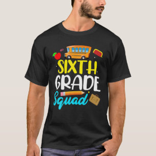 Camiseta Professor de 6 Grau Esquadrão Alô De Volta Para Sc