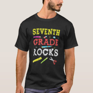 Camiseta Professor de 7º ano rola de volta às aulas