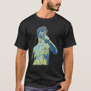 Camiseta Professor de Abstrato de Estátua Grego Aciente 12