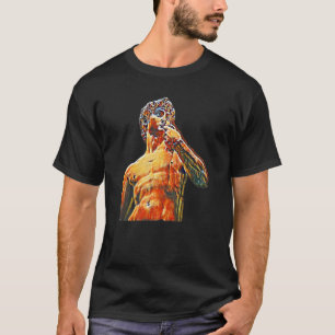 Camiseta Professor de Abstrato de Estátua Grego Aciente 56