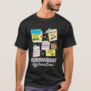 Camiseta Professor de Afirmação da Neurodiversidade Conscie