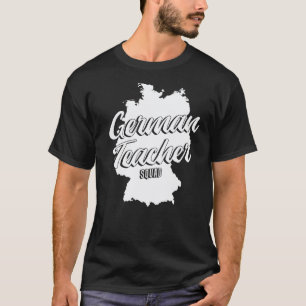 Camiseta Professor de Alemão Bandeira da Alemanha Lição de