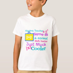 Camiseta Professor de álgebra igual a professor normal de m